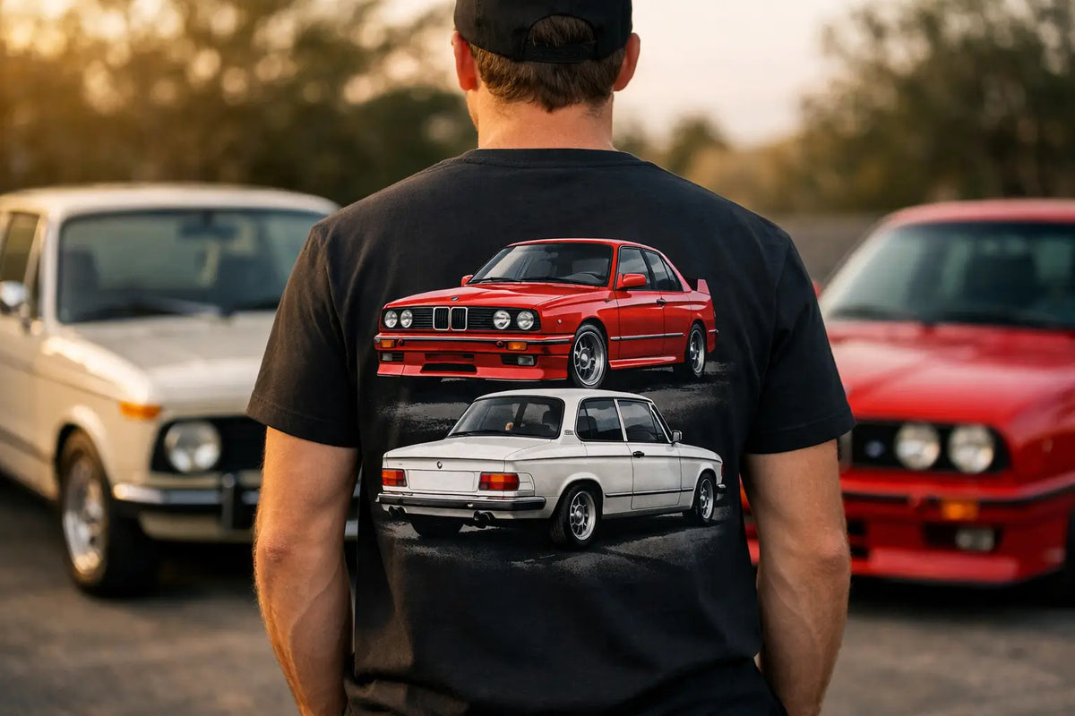 BMW Classic Car T-Shirt for True Enthusiasts