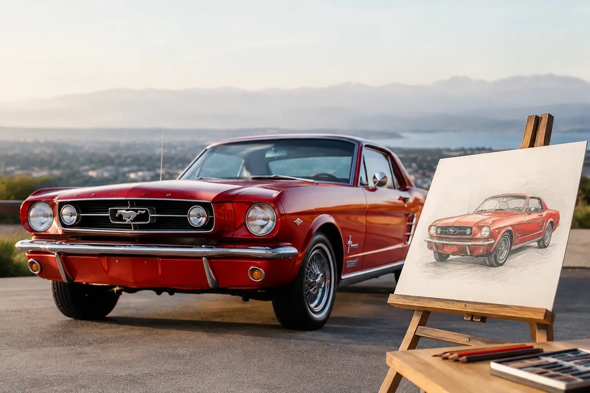 Automotive Illustration Guide for Classic-Car Fans